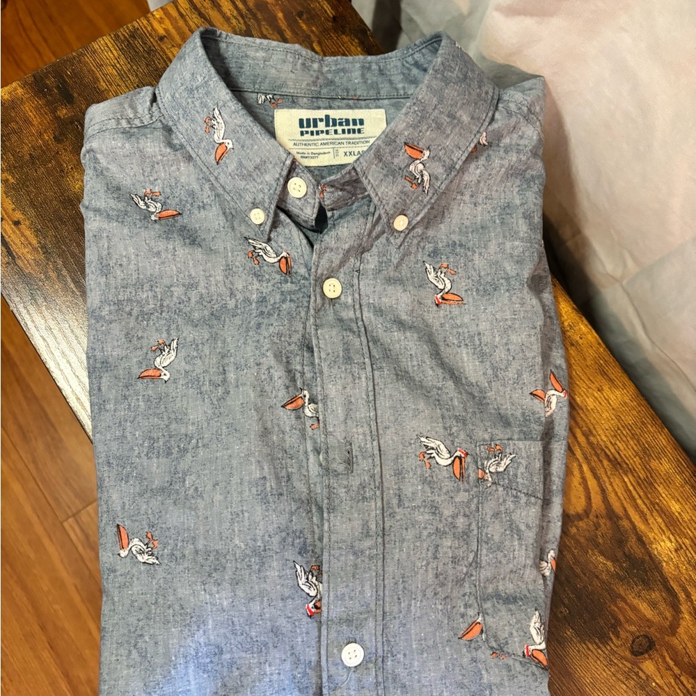 Urban Pipeline short sleeve button up‎